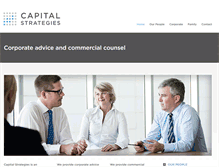 Tablet Screenshot of capitalstrategies.com.au